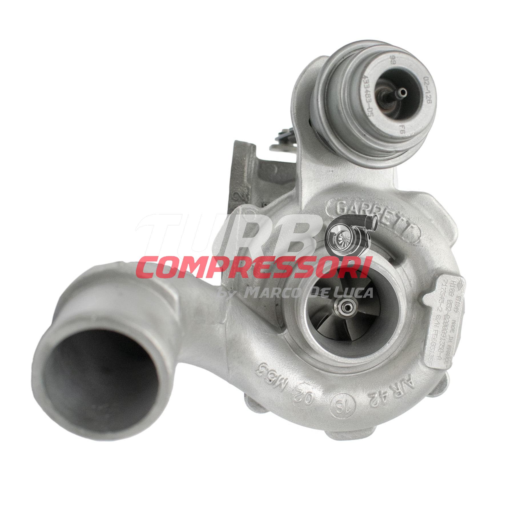 Turbo Revisionato per RENAULT Laguna I 1.9 Dci F9Q718